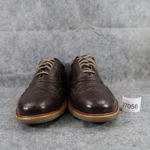 Bass Shoes Mens 10.5 Oxford Wingtip Classic Dress Propel Comfort Brown Leather main image 9